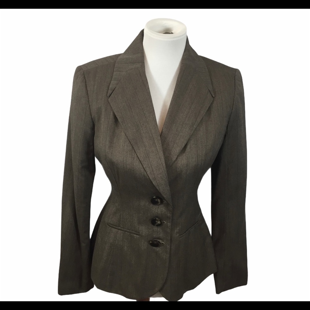Merona Fitted Brown Blazer